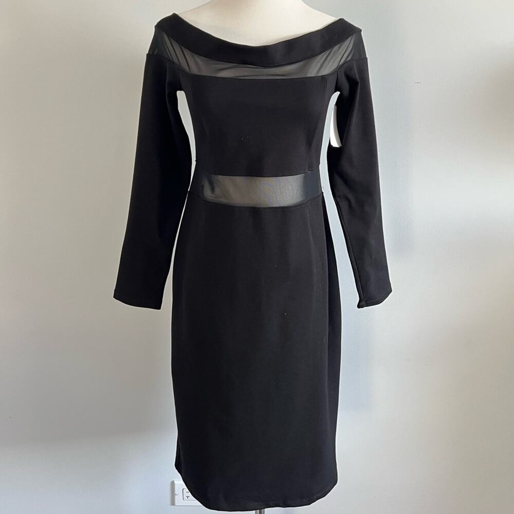 NEW Love X Design Black Off the shoulder Dress Size M L Shapewear Control
